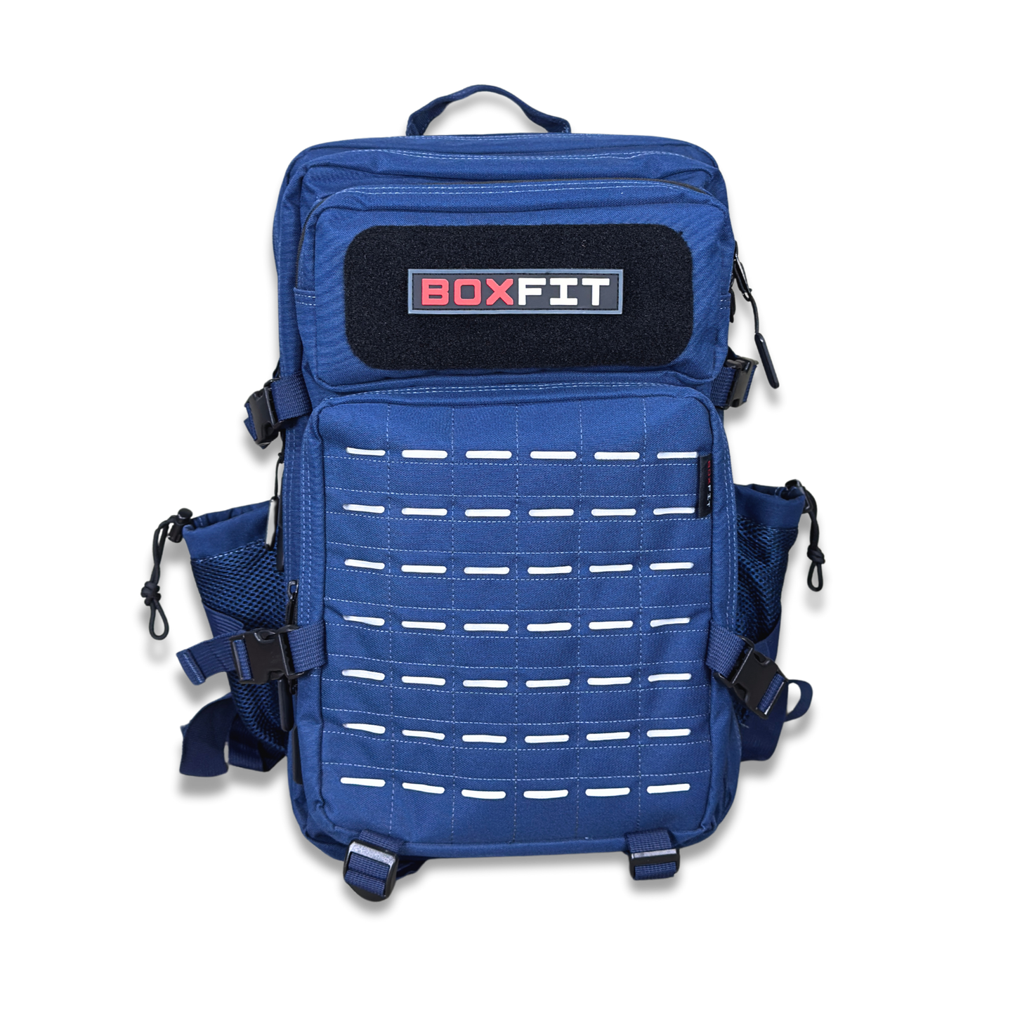 45L BOXFIT 'V3' BACKPACK NAVY BLUE in WHITE ACCENTS