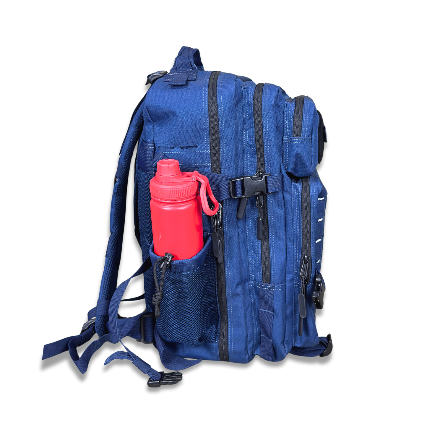 45L BOXFIT 'V3' BACKPACK NAVY BLUE in WHITE ACCENTS