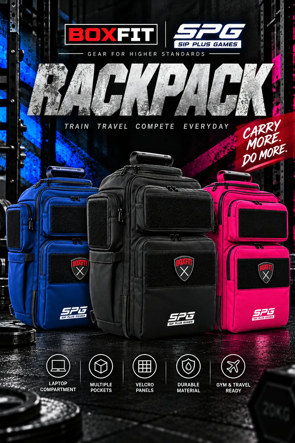 SIP PLUS GAMES × RACKPACK 30L