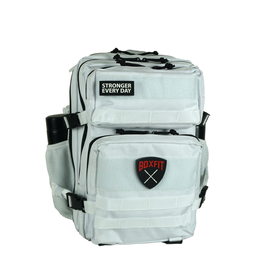 30L BOXFIT 'V2' BACKPACK in WHITE