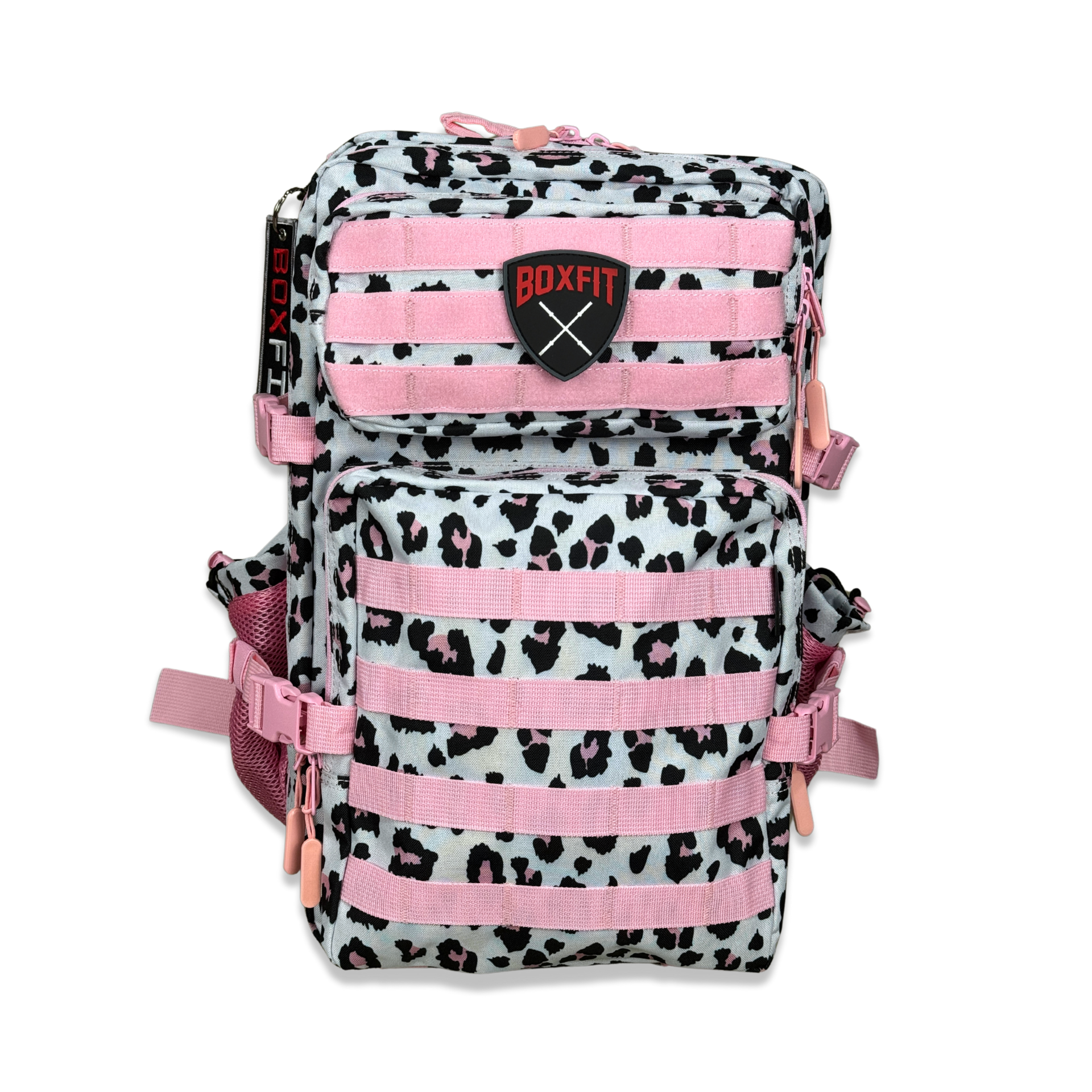 45L BOXFIT BACKPACK in PINK LEOPARD – BOXFIT PH - Main Image