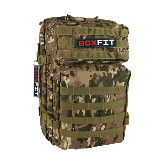 45L BOXFIT 'V1' BACKPACK in BROWN CAMO