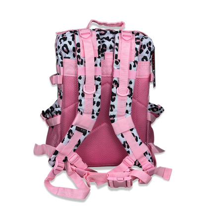 45L BOXFIT 'V1.5' BACKPACK in PINK LEOPARD