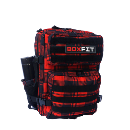 30L BOXFIT 'V1.5' BACKPACK in RED PLAID