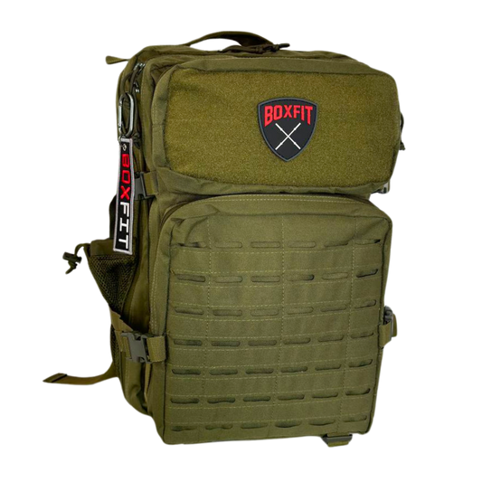 45L BOXFIT 'V3' BACKPACK in OLIVE GREEN