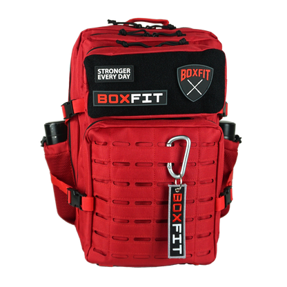 45L BOXFIT 'V3' BACKPACK in PRODUCT RED