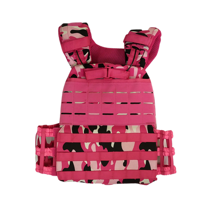 BOXFIT Weighted Vest in PINK CAMO