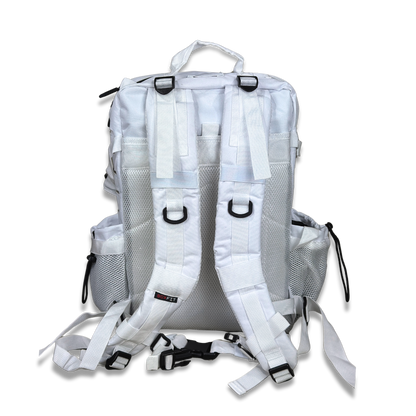 45L BOXFIT 'V3' BACKPACK WHITE in YELLOW ACCENTS