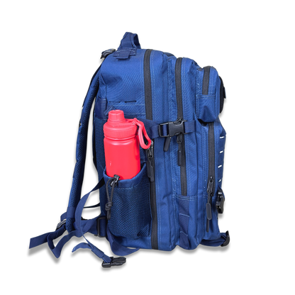 45L BOXFIT 'V3' BACKPACK NAVY BLUE in WHITE ACCENTS