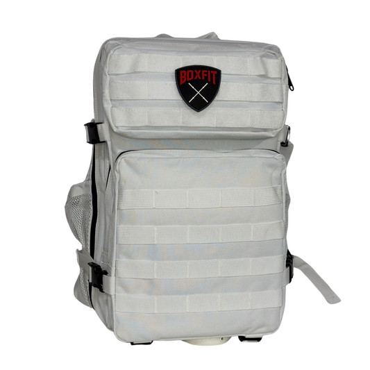 45L BOXFIT 'V1.5' BACKPACK in WHITE