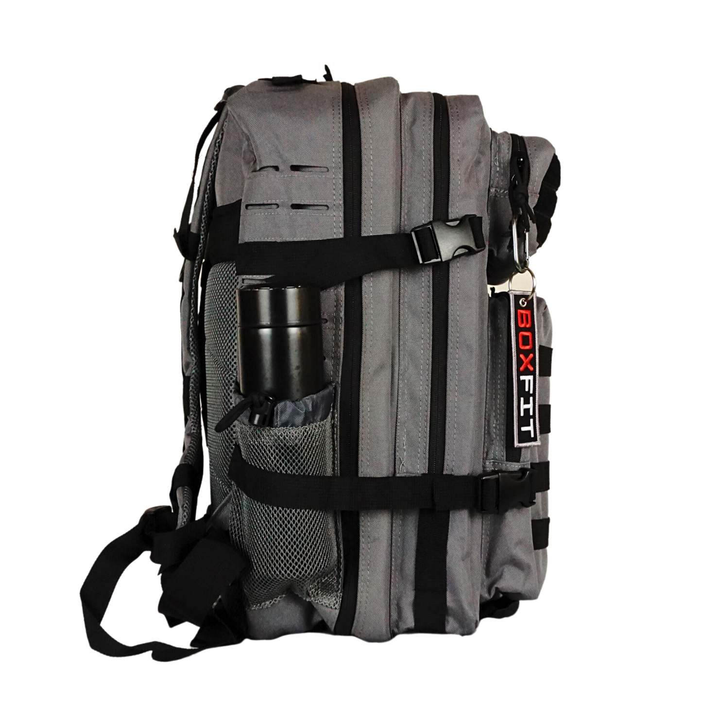 45L BOXFIT 'V1.5' BACKPACK in METALLIC GRAY