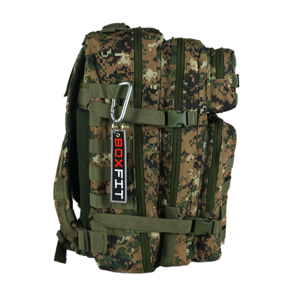 45L BOXFIT 'V1' BACKPACK in DIGITAL WOODLAND CAMO