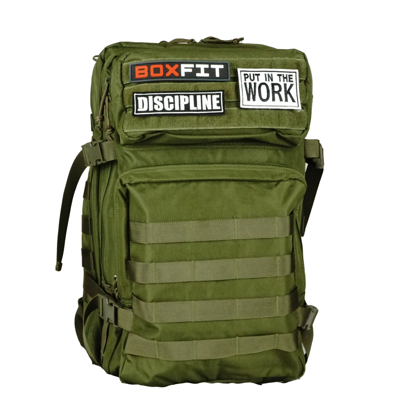 45L BOXFIT 'V1' BACKPACK in OLIVE GREEN