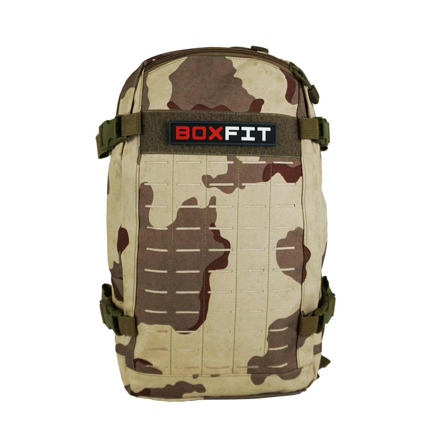 25L BOXFIT DAYPACK in DESERT CAMO