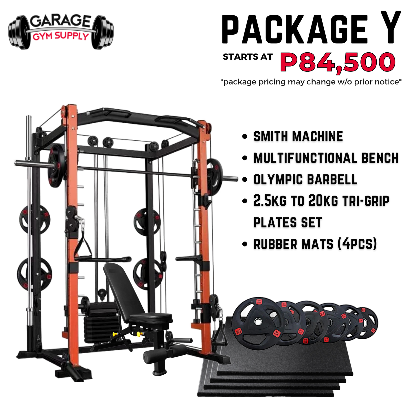 GARAGE GYM SUPPLY's Home Gym Packages