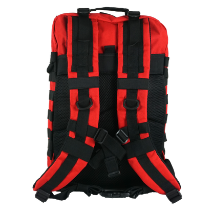 45L BOXFIT 'V1' BACKPACK in ACCENTED RED