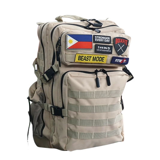 45L BOXFIT 'V1.5' BACKPACK in BEIGE