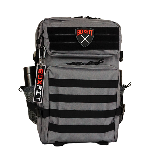 45L BOXFIT 'V1.5' BACKPACK in METALLIC GRAY