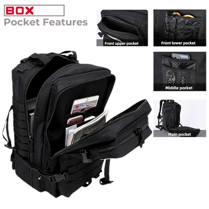 30L BOXFIT 'V1.5' BACKPACK in BLACK