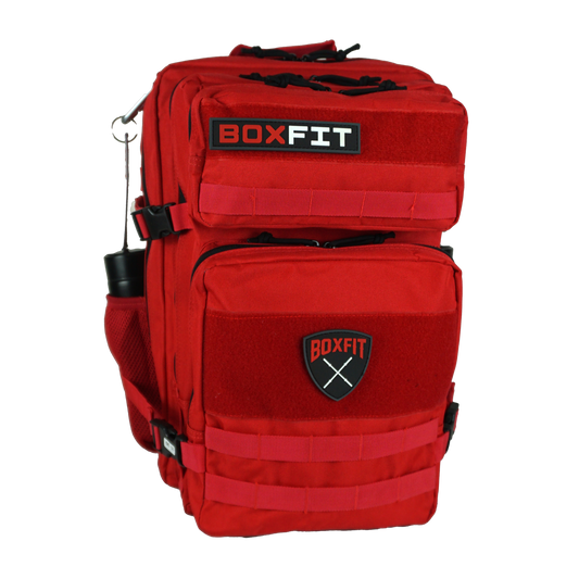 45L BOXFIT 'V2' BACKPACK in RED