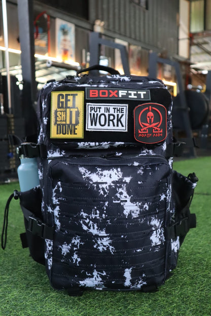 45L BOXFIT 'V3' BACKPACK in Black Lightning