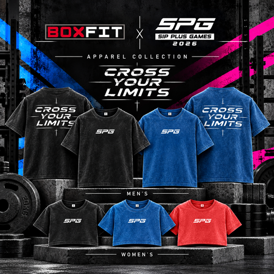 SIP PLUS GAMES × BoxFit Acid Wash T-Shirt